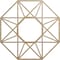 Ekena Millwork Guardian Wood Fretwork Pierced Ceiling Medallion, Hickory, 18"OD x 7"ID x 3/8"T CMWP18X18X0375GDHI - alternate 1